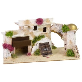 Arab village with semi-arch cm 28x15x15 h