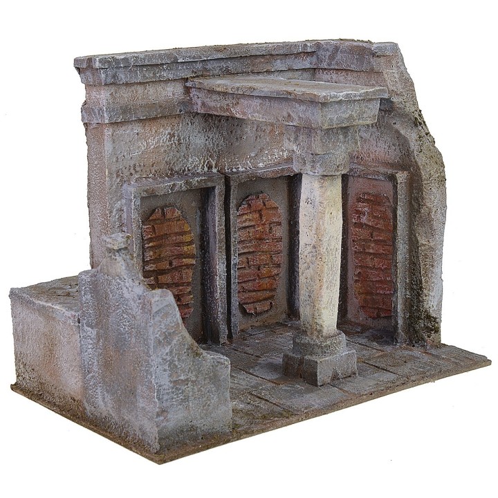 Judgment and scourging of Christ at the forum with Pilate's