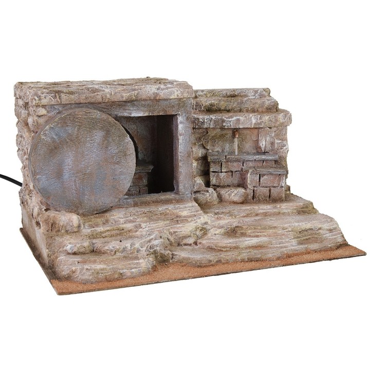 Sepulcher with fountain 39x29x25 h