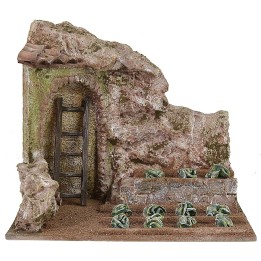 Campo con ensalada cm 24x17,5x21 h