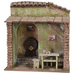 Osteria con cantina cm 24x18x25 h