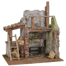 Barn with manger cm 24,5x17,5x27 h