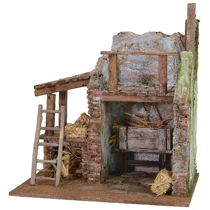 Fienile con mangiatoia cm 24,5x17,5x27 h