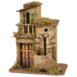 House with terrace cm 19x16x23 h