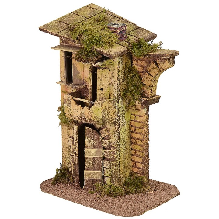 House with arch ruins cm 17x12,5x24 h
