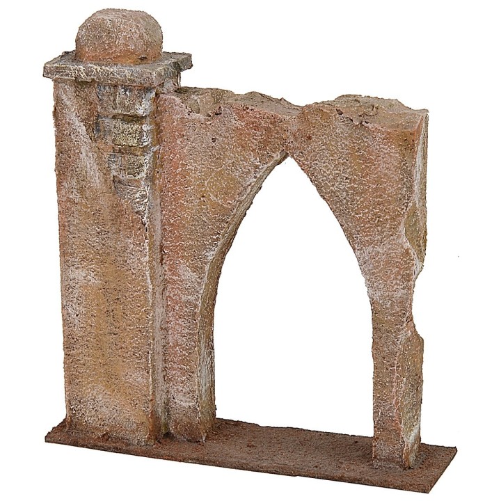 Arco de entrada con columna lateral cm 17x4,5x18,5 h