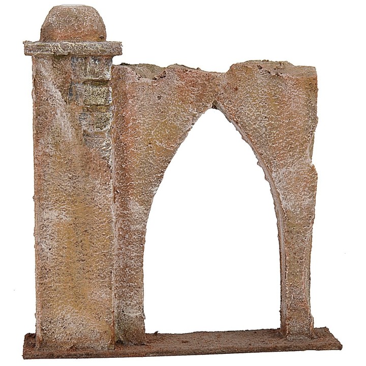 Entrance arch with lateral column cm 17x4,5x18,5 h