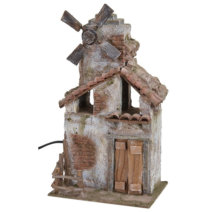 Working windmill cm 19,5x14,5x36,5 h
