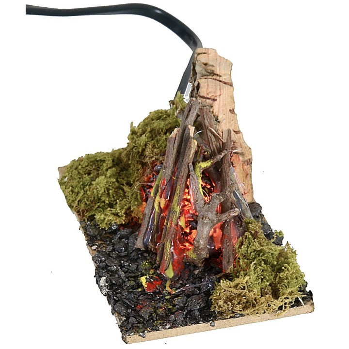 Fuego de campamento funcional de 10x6,5x5 cm h