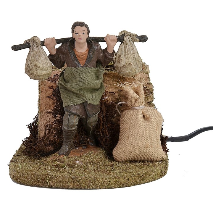Molino serie 10 cm Oliver en movimiento