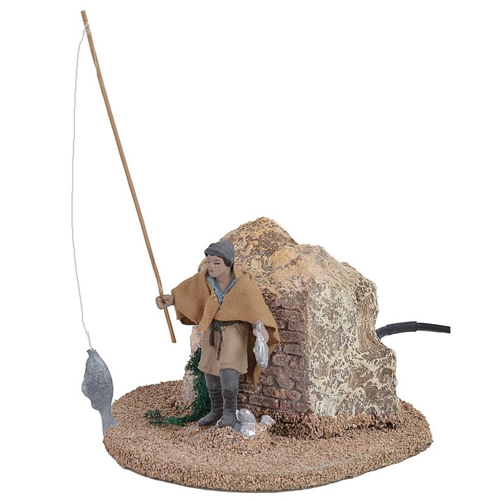 Standing fisherman series 8 cm Oliver on the move
