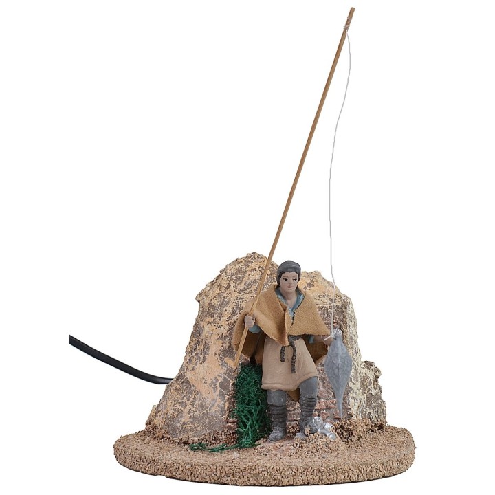 Pescatore in piedi serie 8 cm Oliver in movimento