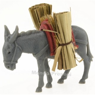 Burro con leña