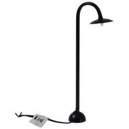Lampione da strada con led 3V luce calda h.13,5 cm