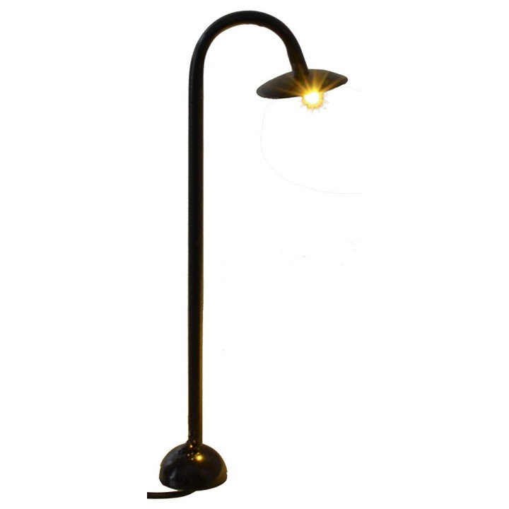 Lampione da strada con led 3V luce calda h.13,5 cm