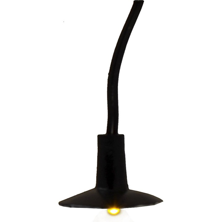 Lampione pensile a piatto tondo Ø 2,5 cm con led luce calda 3V