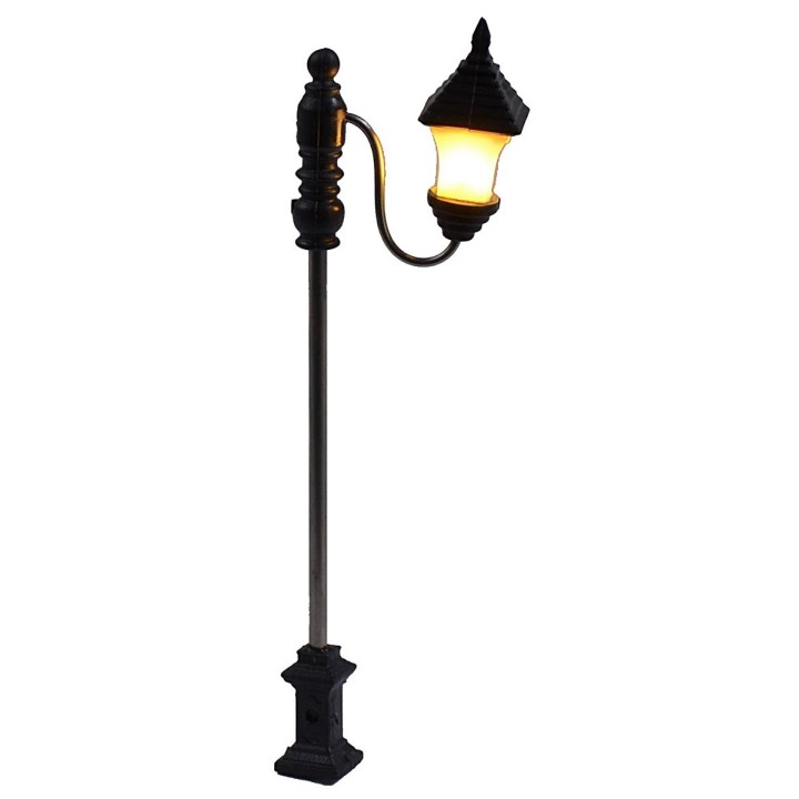 7 cm street lamp with 3V warm light led lantern