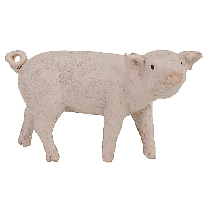 Famiglia di maiali per presepe cm 19 Fontanini