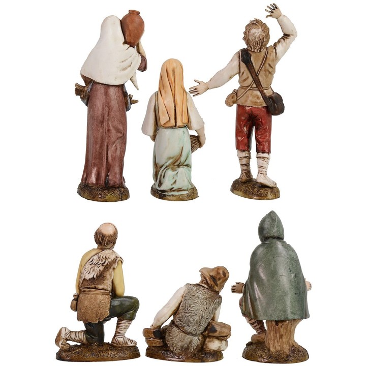 Conjunto de 6 figuras de 12 cm Landi Moranduzzo