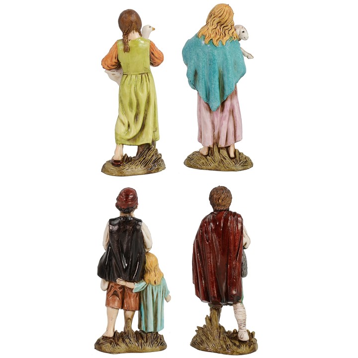 Set 4 children series 12 cm Landi Moranduzzo