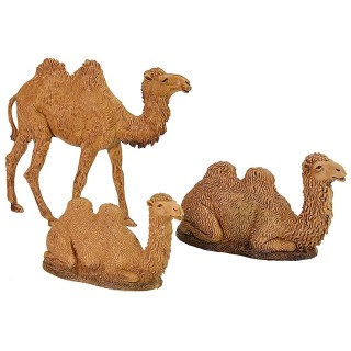 Set of 3 camels series 10 cm Landi Moranduzzo