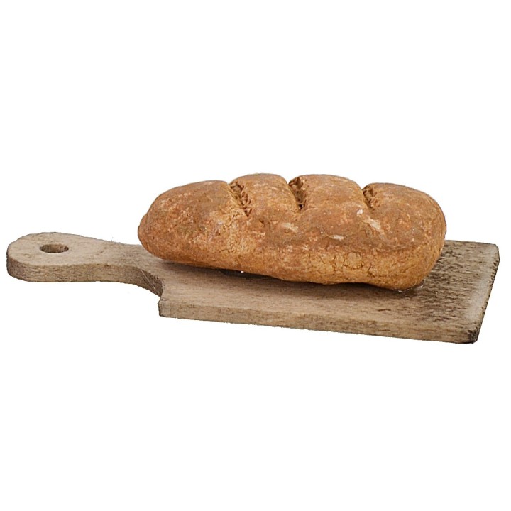 Tabla con pan de 4x2x1 cm h