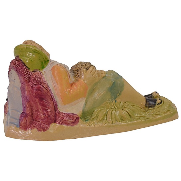 Durmiente con niño serie 10 cm lux en pvc