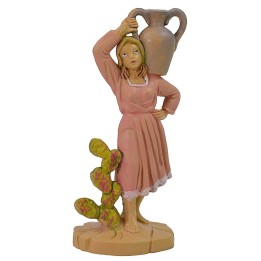 Woman with amphora 10 cm lux in pvc