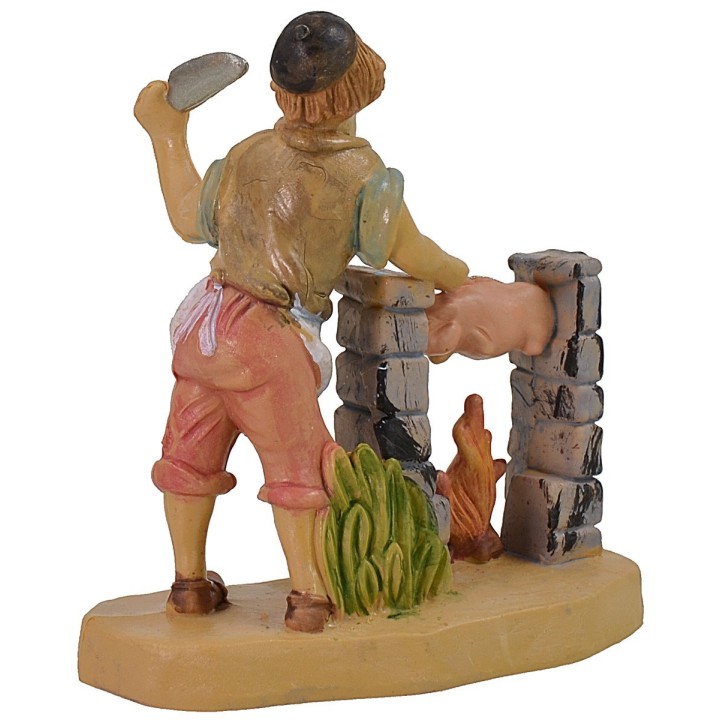 Pastore con spiedo 10 cm lux in pvc