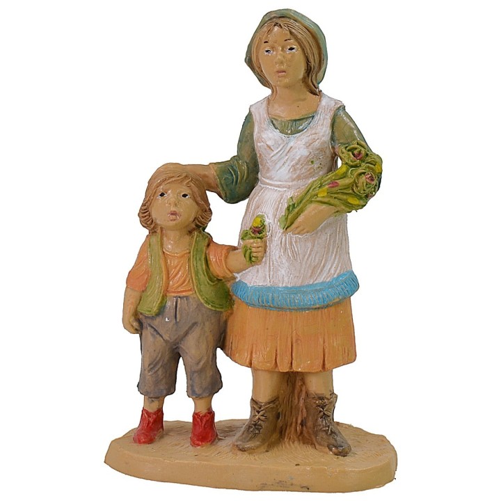 Mother with child 10 cm lux in pvc