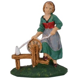 Donna all'arcolaio 10 cm color in pvc