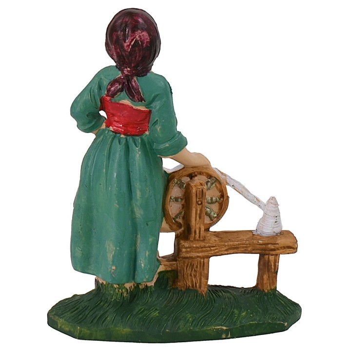 Mujer en el huso 10 cm color en pvc
