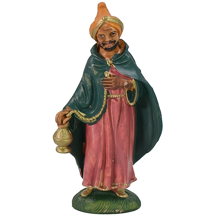 Tres Reyes Magos 10 cm color en pvc