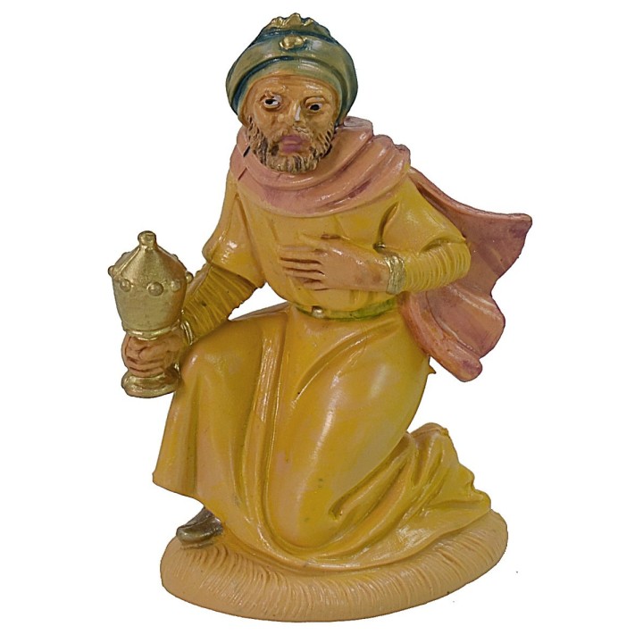 Tres Reyes Magos 10 cm lux en pvc