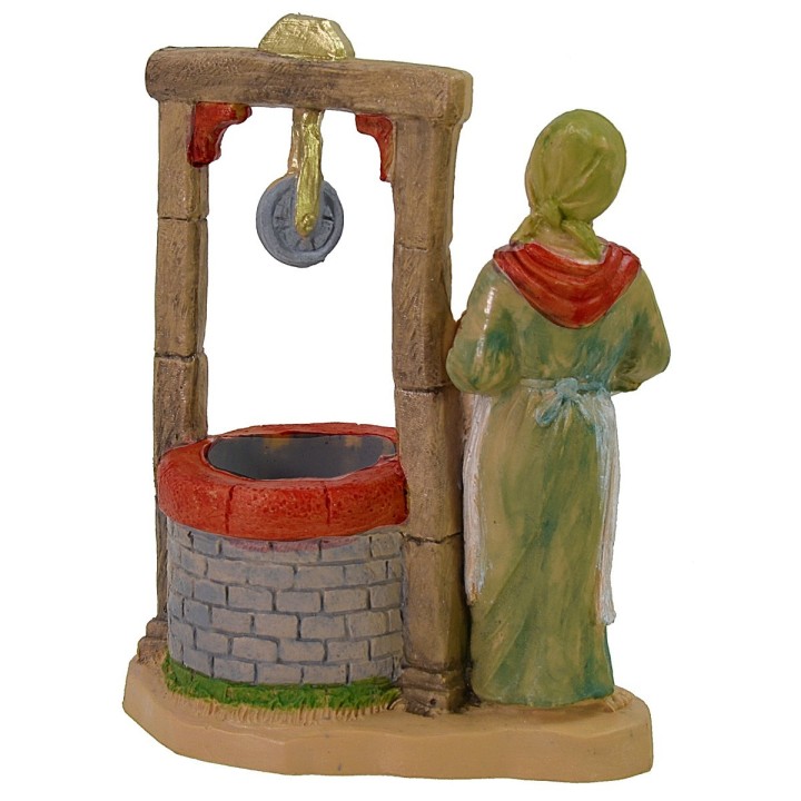 Woman at the well 10 cm lux in pvc