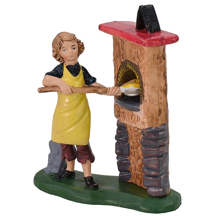 Baker with oven 10 cm color in pvc