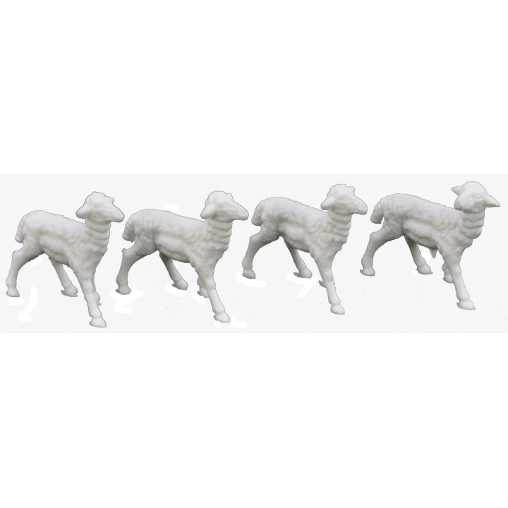 Set of 12 Sheep, cm 2x1. 5 Art. 