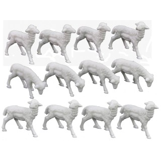 Set of 12 Sheep, cm 2x1. 5 Art. 