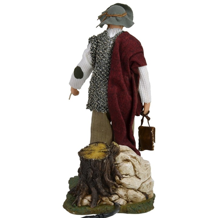 Pastore con bastone doppio movimento 30 cm Pigini