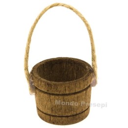 Tina de madera con cuerda ø 2,5 cm