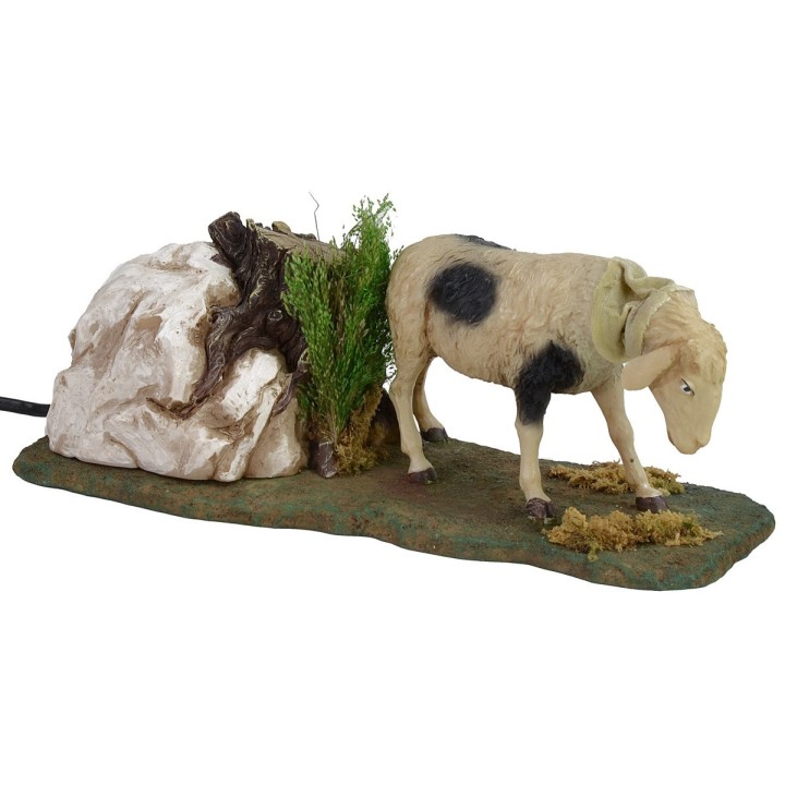 Spotted sheep in movement for 30 cm statues