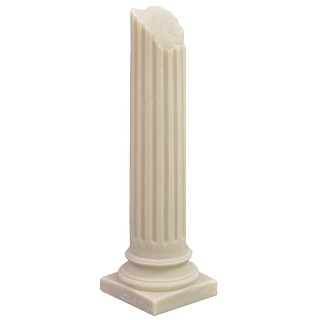 Colonna rudere rigata cm 15 h