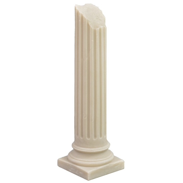 Colonna rudere rigata cm 15 h
