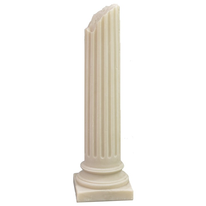 Colonna rudere rigata cm 15 h