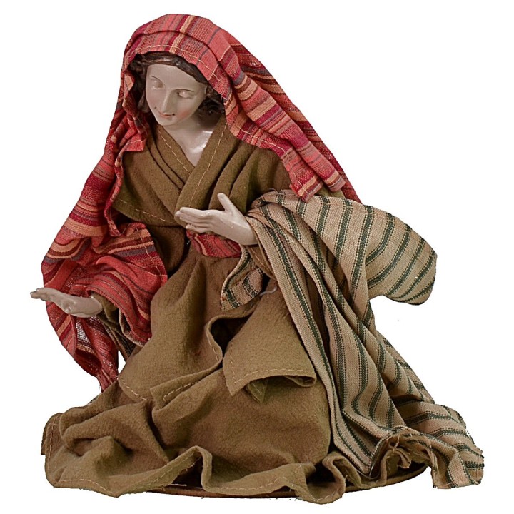 Natividad 3 figuras en resina h 30 cm