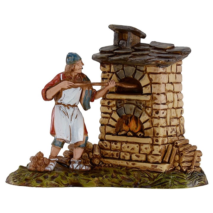 Set of 4 trade scenes 10 cm Landi Moranduzzo