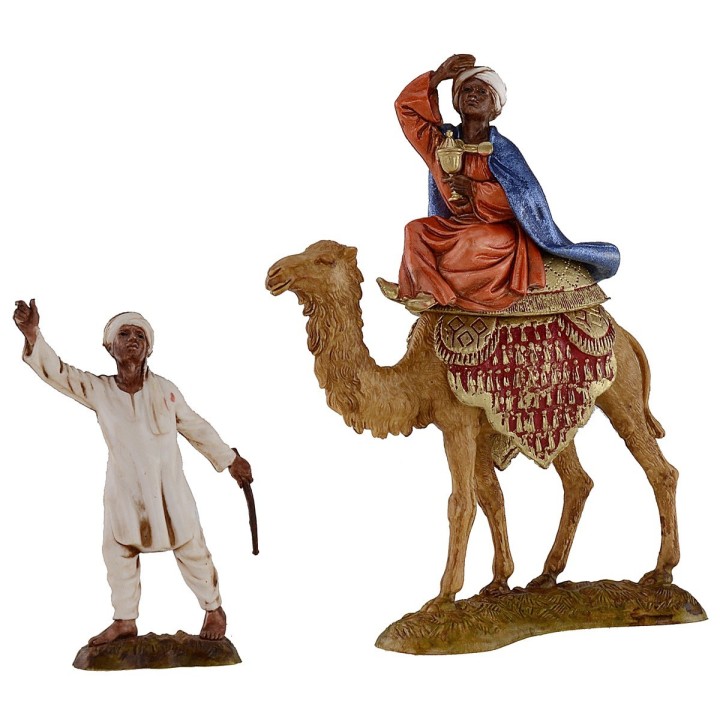Three Magi on camel with camel drivers series 10 cm Landi