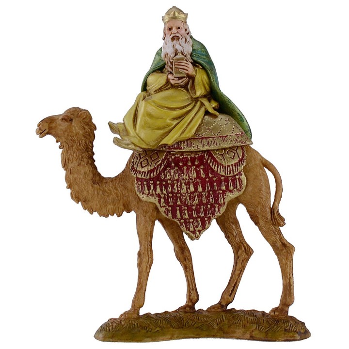 Three Magi on camel 10 cm series Landi Moranduzzo