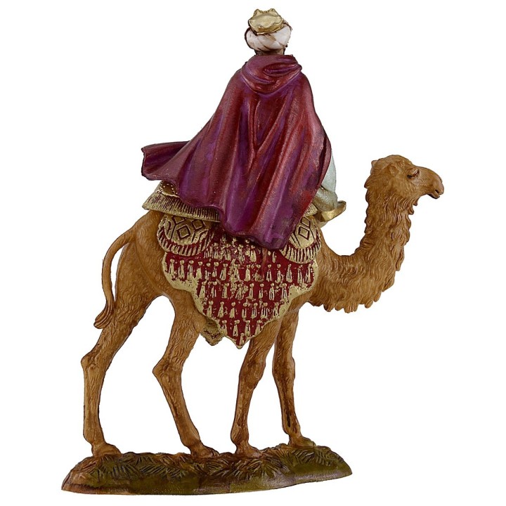 Tres Reyes Magos en camello serie 10 cm Landi Moranduzzo