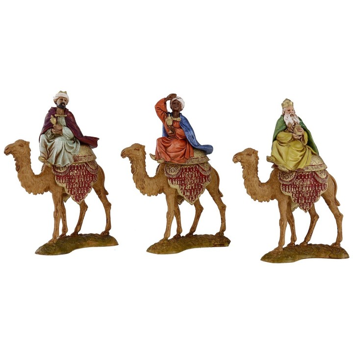 Three Magi on camel 10 cm series Landi Moranduzzo